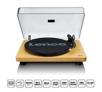 Platine Vinyle - LENCO - L-30 - Bois Naturel - Arrêt Automatique - Encodage PC
