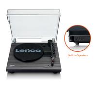 Platine vinyle Lenco LS-10, entraînement par courroie, couleur : noir