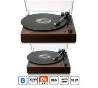 Platine vinyle - LENCO - LS-15WD - Bluetooth - Haut-parleurs intégrés - Boîtier bois 33/45 tpm