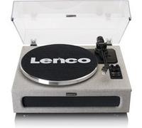 Platine vinyle Lenco LS-440GY Socle tissus gris et plateau en métal A