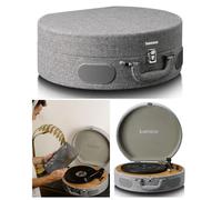 Platine vinyle - LENCO - LS-66GY - Bluetooth 5.2 (réception/transmission) - Haut-parleurs intégrés 2x5W - Cellule AT3600L