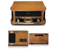 Platine vinyle - LENCO - TCD-2571WD - Bois rétro - Bluetooth 5.0 - Radio DAB+/FM
