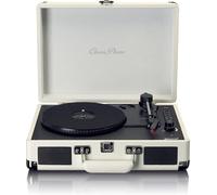 Platine Vinyle Lenco Tt-115-Platine Vinyle Portable-Bluetooth-Usb-3 Vitesses-Enregistrement Direct Sur Usb Sans Pc-Entraînement Par Courroie-Crème