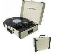PLATINE VINYLE + MALLETTE + BLUETOOTH USB SD + ENREGISTREMENT TOURNE DISQUE RETRO VINTAGE HAUT PARLEUR INTÉGRÉS NOËL CADEAU ADULTE