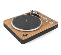 House of Marley Platine Bluetooth Stir It Up Wireless - Tourne-Disque Écoresponsable en Bambou, Tissu Rewind Recyclé, Son Supérieur - Édition Bamboo