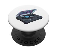 Platine Vinyle Moderne pour écouter de la Musique PopSockets PopGrip Adhésif