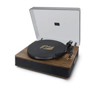 Platine Vinyle MT-107, 33/45 TRS, Enceintes Stéréo 2x5W - Bluetooth, USB pour lec/encodage, Finition Noir et Bois + clé USB 32G