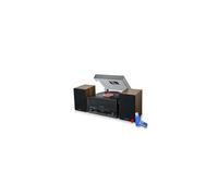 BMI Platine Vinyle Muse MT-120 MB avec système CD, Bluetooth, USB, stéréo 3 Vitesses 33/45/78 Tours+clé USB 32Go
