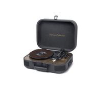 Platine Vinyle Muse MT-207 DGB, 33/45/78Trs, Stéréo 2x5W - Bluetooth, Port USB pour Lecture/encodage, Adapt. 45Trs, Noir et Bois