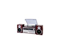 Platine vinyle multifonction Trevi TT 1072, finition bois marron