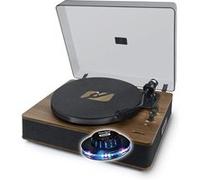 Platine vinyle Muse MT-107 BTO, 33/45 Trs, Enceintes Stéréo 10W - Bluetooth, USB lecture/encodage, Finition Noir/bois, Ovni LED