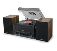 BMI Platine Vinyle Muse MT-120 MB avec système CD, Bluetooth, USB, stéréo 3 Vitesses 33/45/78 Tours