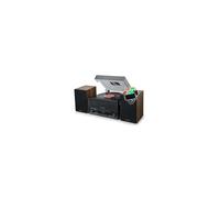 BMI Platine vinyle Muse MT-120 MB - CD stéréo Bluetooth USB 33/45/78 tours - bagues LED