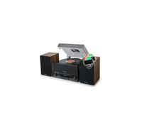 Platine vinyle Muse MT-120 MB avec système CD, Bluetooth, USB, stéréo 3 vitesses 33/45/78 tours - Lumières Bagues LED EN CADEAUX
