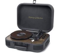 Platine vinyle Muse MT-207 DGB, 33/45/78Trs, Stéréo 2x5W - Bluetooth, Port USB pour lecture/encodage, Adapt. 45Trs, Noir et bois G