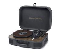 Platine vinyle Muse MT-207 DGB, 33/45/78Trs, Stéréo 2x5W - Bluetooth, Port USB pour lecture/encodage, Adapt. 45Trs, Noir et bois