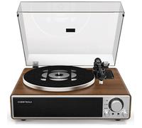 Platine Vinyle One-Q Bluetooth 5.4 avec Haut-parleurs Intégrés et Préampli Phono