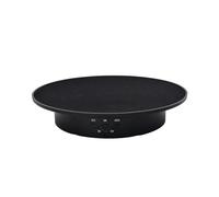 Platine vinyle, Plateau Tournant, Plaque De Miroir Siège Réglable À 3 Vitesses, Table D'affichage Électrique, Charge Intelligente, Base Rotative, Vidéo 360, Faible Bruit pour les bijoux(Suede)