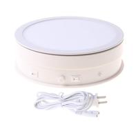 Platine vinyle, Plateau Tournant, Présentoir Rotatif Électrique À Lumière LED, Base Automatique, Faible Bruit pour les bijoux(83XA5AC105110-20W)