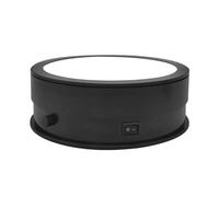 Platine vinyle, Plateau Tournant, Présentoir Rotatif Électrique À Lumière LED, Base Automatique, Faible Bruit pour les bijoux(83XA5AC105110-15BK)