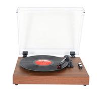Platine Vinyle Portable 3 Vitesses 33/45 / 78 RPM Compatible 7/10 / 12 Pouces - Son Haute fidélité, Bluetooth 5.0 sans Fil, Sortie Ligne et Casque pour audiophiles et Collect (UE)