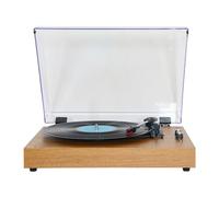 Platine Vinyle Portable 3 Vitesses 33/45 / 78 RPM Compatible 7/10 / 12 Pouces - Son Haute fidélité, Bluetooth 5.0 sans Fil, Sortie Ligne et Casque pour audiophiles et Collect (UE)