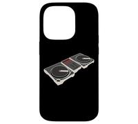 Platine Vinyle pour DJ Dual Turntablist Equipment Gear DJ Coque pour iPhone 14 Pro