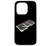 Platine Vinyle pour DJ Dual Turntablist Equipment Gear DJ Coque pour iPhone 15 Pro