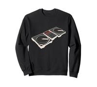 Platine Vinyle pour DJ Dual Turntablist Equipment Gear DJ Sweatshirt