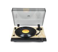 Platine vinyle pré-amplifiée Thomson TT702 Premium - Connexion RCA - Couleur Bois/Aluminium