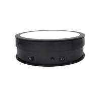 Platine vinyle, Présentoir Rotatif, Support De Plateau Tournant Électrique, Lumière LED, Montre, Bracelet, Bijoux, 15cm/20cm/30cm pour les bijoux(Black,20cm)