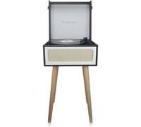 PRIXTON Platine vinyle Detroit – Tourne-disque Bluetooth Radio FM, 2 haut-parleurs intégrés, Noir G