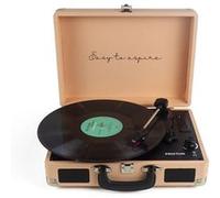 Platine Vinyle PRIXTON VC400 avec Bluetooth - Tourne-disque lecteur et convertisseur de vinyle - Couleur Pêche Pêche G