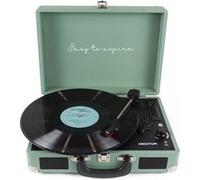 Platine Vinyle PRIXTON VC400 avec Bluetooth - Tourne-disque lecteur et convertisseur de vinyle - Couleur Mint Vert menthe C