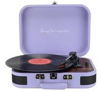 Platine Vinyle PRIXTON VC600 avec Bluetooth - Tourne-disque lecteur et convertisseur de vinyle - Couleur Violet Violet G