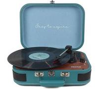 Platine Vinyle PRIXTON VC600 avec Bluetooth - Tourne-disque lecteur et convertisseur de vinyle - Couleur Bleu Bleu G