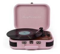 Platine Vinyle PRIXTON VC600 avec Bluetooth - Tourne-disque lecteur et convertisseur de vinyle - Couleur Rose Rose C