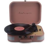Platine Vinyle VC600 avec Bluetooth - Tourne-disque lecteur et convertisseur de vinyle - Couleur Mocha Mousse