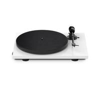 Platine vinyle - PRO-JECT - E1 BT Blanc - Cellule Audio-Technica - Bluetooth - Préamplificateur phono