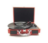 Platine Vinyle rétro avec Haut-parleurs sans Fil, enregistreur à Courroie Bluetooth