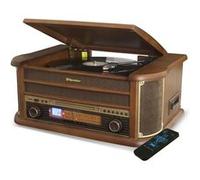 Platine Vinyle Roadstar HIF-1993BT 33-45-78 Trs, 2 Enceintes 32W PMPO, CD, CASSETTE, USB, Bluetooth, FM AM RADIO, FInition BOIS