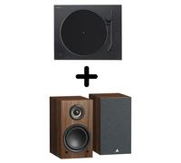 Platine vinyle Sony PS-LX310 BT + Enceintes amplifiées Bluetooth Triangle LN01A Châtaignier Vendues par paire Vinyle