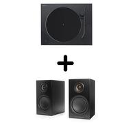 Platine vinyle Sony PS-LX310 BT + Enceintes amplifiées Bluetooth Triangle LN01A Noir Vendues par paire Vinyle