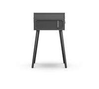 Platine Vinyle Sur Pieds Alto - Noir - Enceinte Bluetooth Intégrée