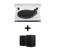 Platine vinyle Teac TN-180BT/A3 Blanc + Enceintes amplifiées Bluetooth Klipsch R-41PM Noir vendues par paire Vinyle