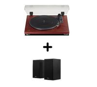 Platine vinyle Teac TN-180BT/A3 Cerisier + Enceintes amplifiées Bluetooth Klipsch R-41PM Noir vendues par paire Vinyle