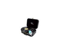 Platine Vinyle Tourne-disque EA-PL100-BK - Haut-parleurs 20W PMPO - 33 45 78 - Bluetooth, USB, Lumière DIAMS