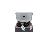 Platine Vinyle Tourne-disque Vinyle EA WOOD Haut-parleurs intégrés 40W PMPO - 33, 45 et 78 tours - Bluetooth, DIAMS LED