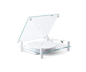Platine Vinyle Transparent Blanc