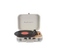 Platine Vinyle VC600 Bluetooth USB Radio FM 2x5W 3 vitesses Crème
